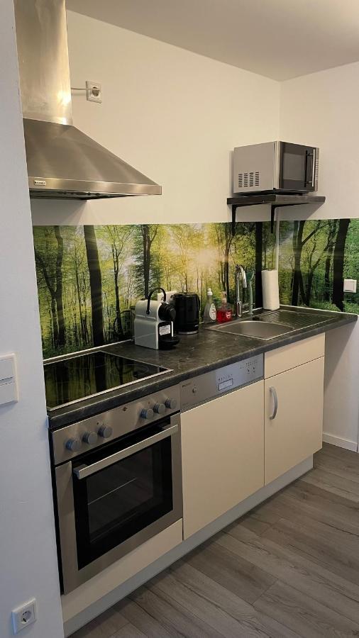 Apartmán Schicht Am Bach Essen Exteriér fotografie